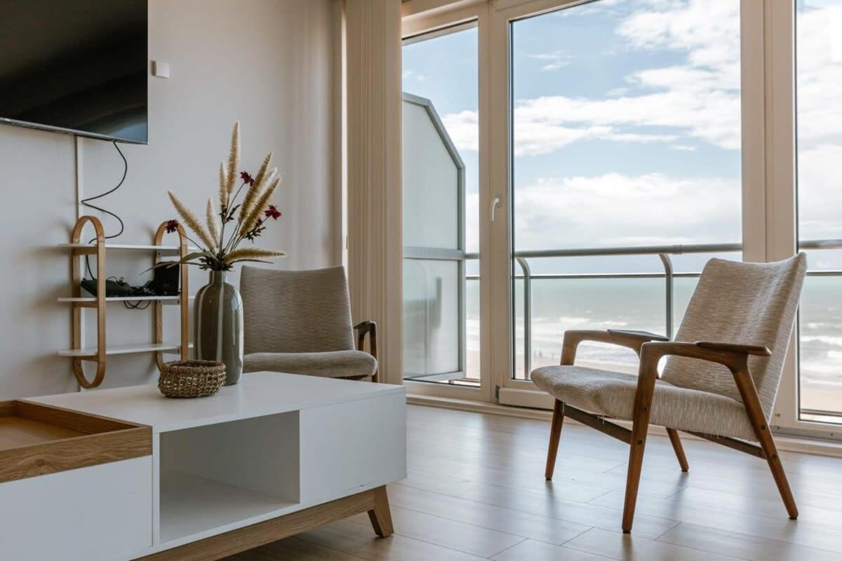 Huswell - Bright Seaview Apartment In Oostende Zewnętrze zdjęcie