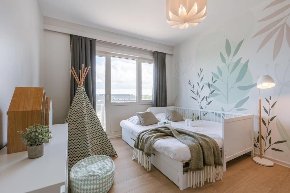 Huswell - Bright Seaview Apartment In Oostende Zewnętrze zdjęcie